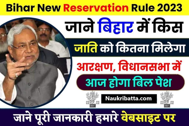 Bihar New Reservation Bill